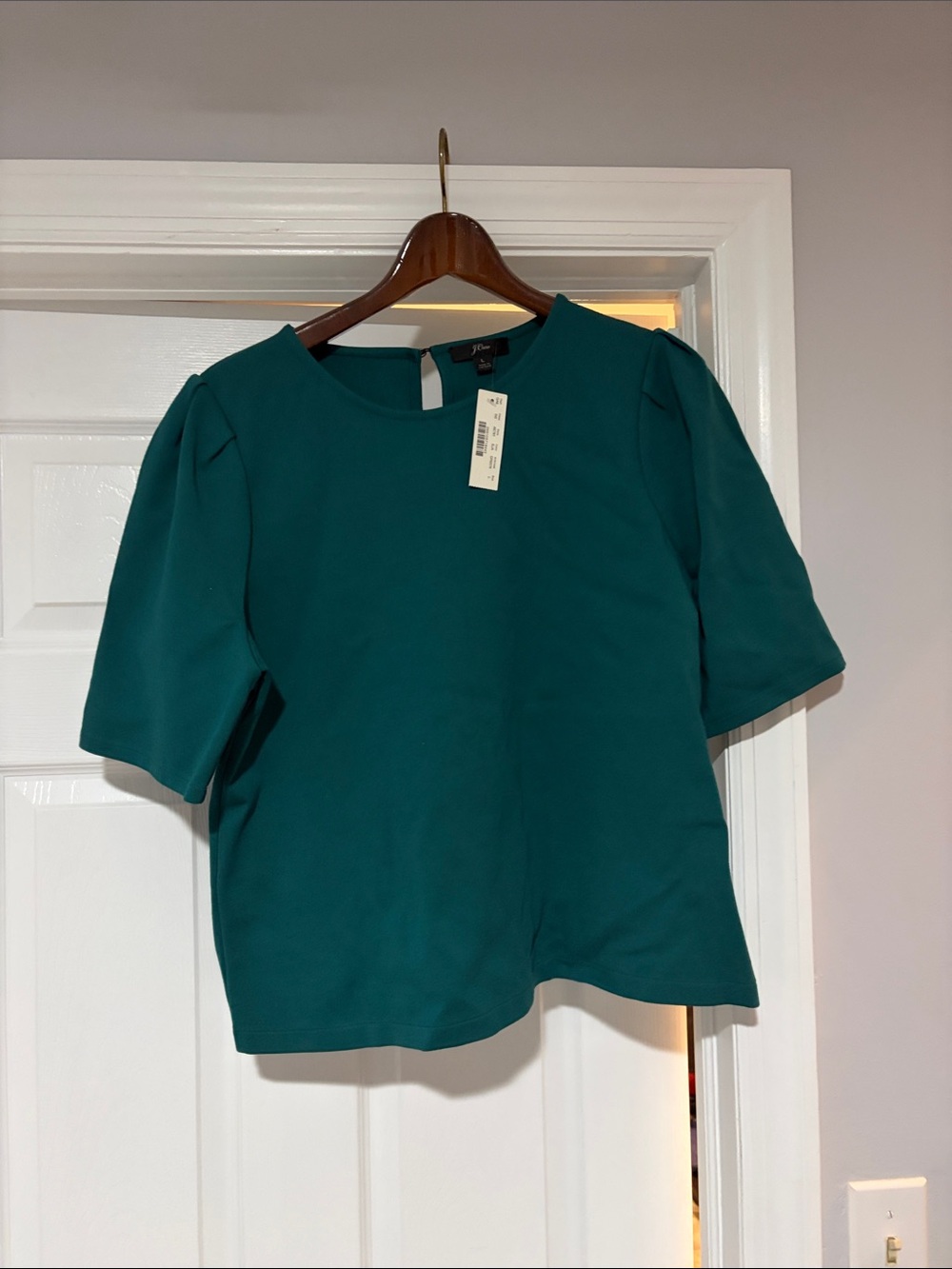 J. Crew Teal Short Sleeve Top